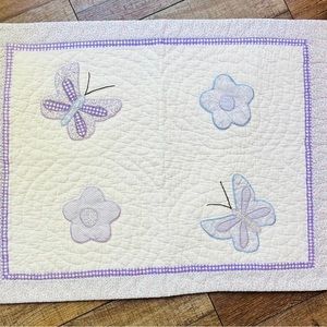 Vintage quilted pillow sham